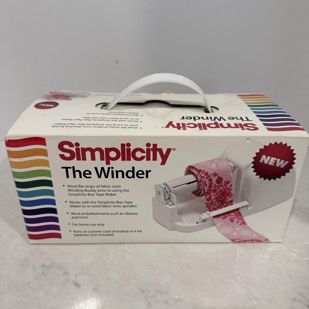 Simplicity The Winder Bias Tape Maker Companion Sewing Quilting 881979 NEW